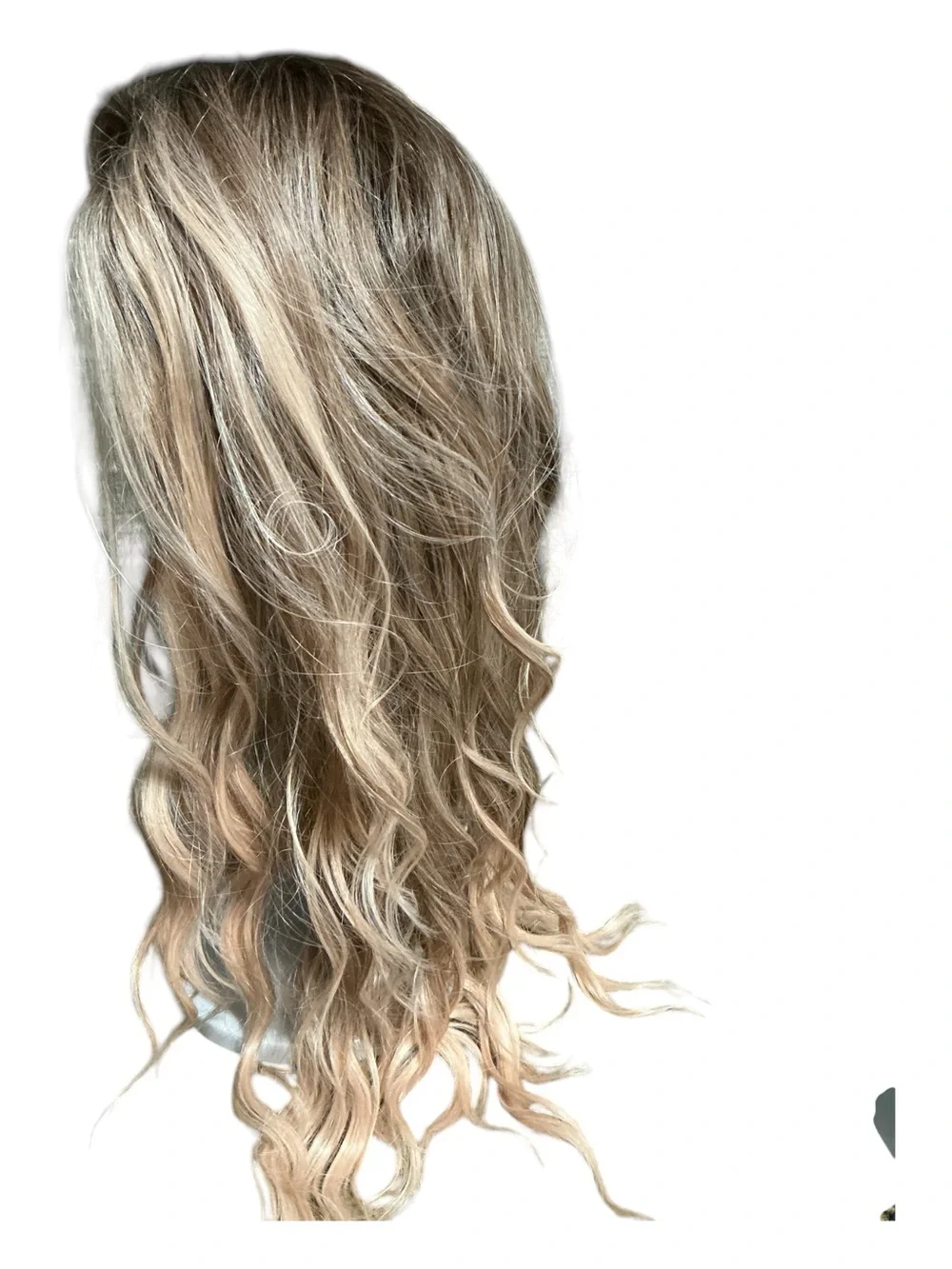 CSC Summer Becky Apricot. Blonde  Balayage Wavy Lace Front Wig - Natural Blonde